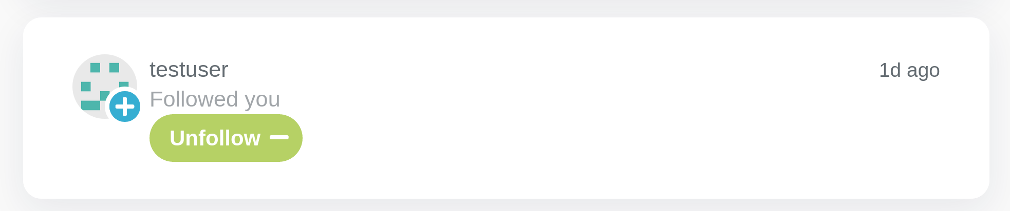 フォローバックの例